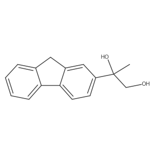 2-(9H-fluoren-2-yl)propane-1,2-diol结构式