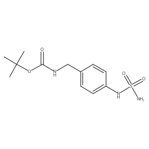 tert-butyl N-[[4-(sulfamoylamino)phenyl]methyl]carbamate Structure