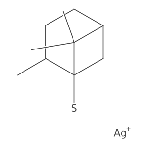 silver;2,6,6-trimethylnorpinane-1-thiolate Structure