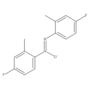 Diazene, bis(4-fluoro-2-methylphenyl)-, 1-oxide Structure