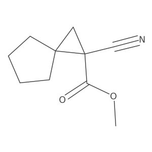 Methyl 1-cyanospiro[2.4]heptane-1-carboxylate Structure