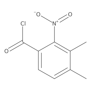 3,4-Dimethyl-2-nitrobenzoyl chloride结构式