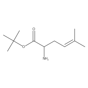 Tert-butyl 2-amino-5-methylhex-4-enoate Structure
