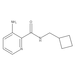 3-amino-N-(cyclobutylmethyl)pyridine-2-carboxamide Structure