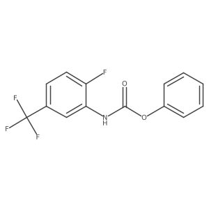 Phenyl [2-fluoro-5-(trifluoromethyl)phenyl]carbamate Structure