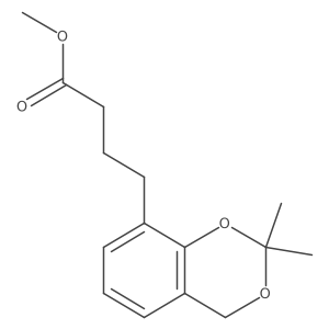 Methyl 2,2-dimethyl-4H-1,3-benzodioxin-8-butanoate Structure