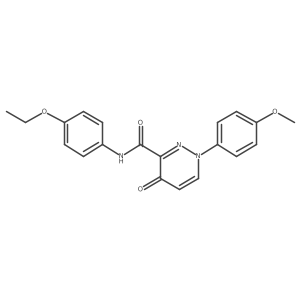 N-(4-ethoxyphenyl)-1-(4-methoxyphenyl)-4-oxo-1,4-dihydropyridazine-3-carboxamide结构式
