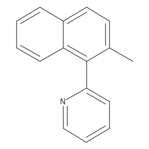 2-(2-Methyl-1-naphthalenyl)pyridine结构式