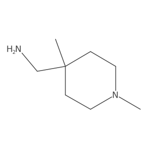 (1,4-Dimethylpiperidin-4-yl)methanamine结构式