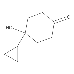 4-Cyclopropyl-4-hydroxycyclohexanone结构式