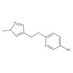 6-[(1-Methyl-1H-pyrazol-4-YL)methoxy]pyridin-3-amine Structure