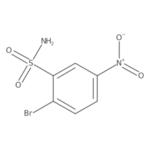 2-Bromo-5-nitrobenzenesulfonamide Structure