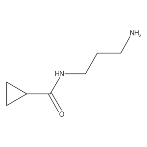 N-(3-aminopropyl)cyclopropanecarboxamide Structure