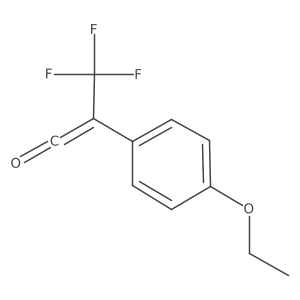 2-(4-Ethoxyphenyl)-3,3,3-trifluoro-1-propen-1-one结构式