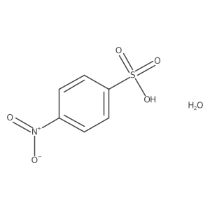 4-Nitrobenzenesulfonic Acid Hydrate结构式