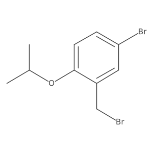 4-Bromo-2-(bromomethyl)-1-(1-methylethoxy)benzene结构式
