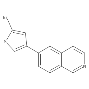 6-(5-Bromo-3-thienyl)isoquinoline结构式