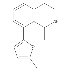 1-Methyl-8-(5-methyl-furan-2-yl)-1,2,3,4-tetrahydro-isoquinoline Structure