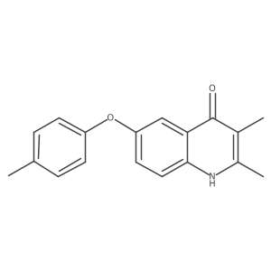 2,3-Dimethyl-6-(4-methylphenoxy)-1,4-dihydroquinolin-4-one Structure