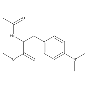 methyl (2S)-3-[4-(dimethylamino)phenyl]-2-acetamidopropanoate Structure