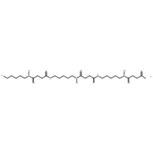 [N inverted exclamation marka-[5-[[4-[[5-(acetylhydroxyamino)pentyl]amino]-1,4-dioxobutyl]hydroxyamino]pentyl]-N-hydroxy-N-(5-hydroxypentyl)butanediamidato(3-)]-Iron结构式