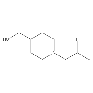 [1-(2,2-Difluoroethyl)piperidin-4-yl]methanol结构式