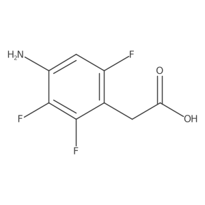 (4-Amino-2,3,6-trifluoro-phenyl)-acetic acid Structure