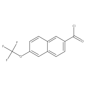 2-(Trifluoromethoxy)naphthalene-6-carbonyl chloride Structure