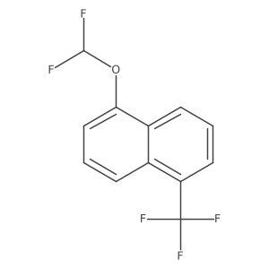 1-(Difluoromethoxy)-5-(trifluoromethyl)naphthalene Structure