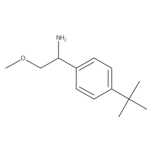 (R)-1-(4-(tert-Butyl)phenyl)-2-methoxyethan-1-amine Structure