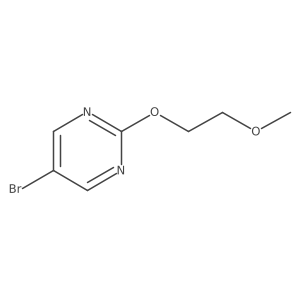 5-Bromo-2-(2-methoxyethoxy)pyrimidine Structure