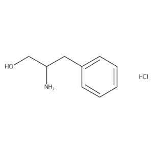 (R)-2-Amino-3-phenylpropan-1-ol hydrochloride结构式