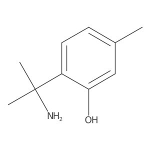 2-(2-Aminopropan-2-yl)-5-methylphenol Structure