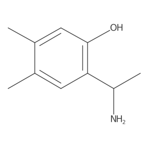2-(1-Aminoethyl)-4,5-dimethylphenol Structure