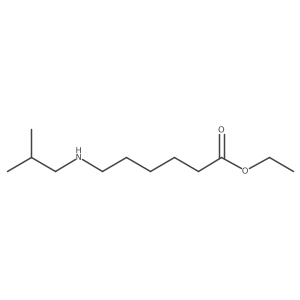 Ethyl 6-(isobutylamino)hexanoate结构式