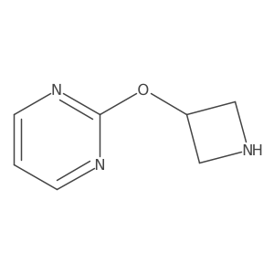 2-(Azetidin-3-yloxy)pyrimidine Structure