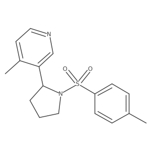 4-Methyl-3-(1-tosylpyrrolidin-2-yl)pyridine Structure