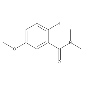 2-Iodo-5-methoxy-N,N-dimethylbenzamide结构式