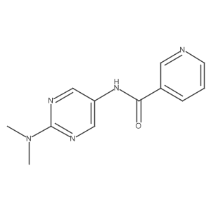 N-(2-(dimethylamino)pyrimidin-5-yl)nicotinamide结构式