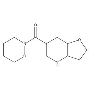 ((3aR,6S,7aR)-octahydrofuro[3,2-b]pyridin-6-yl)(1,2-oxazinan-2-yl)methanone Structure