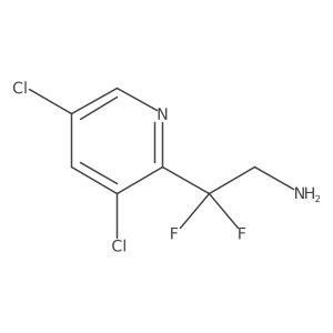 2-(3,5-Dichloropyridin-2-yl)-2,2-difluoroethanamine结构式