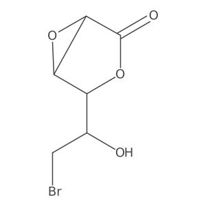 2,3-Anhydro-6-bromo-6-deoxy-d-mannono-1,4-lactone Structure