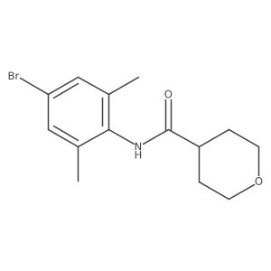 N-(4-Bromo-2,6-dimethylphenyl)tetrahydro-2H-pyran-4-carboxamide结构式