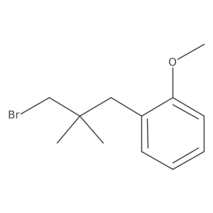 1-(3-Bromo-2,2-dimethylpropyl)-2-methoxybenzene Structure