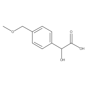2-Hydroxy-2-[4-(methoxymethyl)phenyl]acetic acid结构式