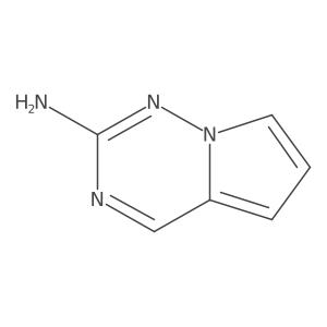 Pyrrolo[2,1-f][1,2,4]triazin-2-amine Structure