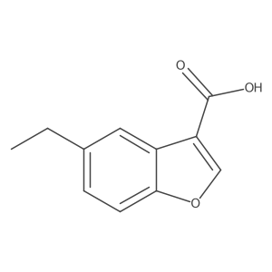 5-Ethyl-1-benzofuran-3-carboxylic acid Structure