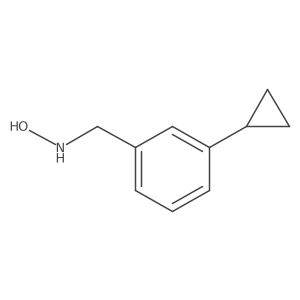 N-[(3-cyclopropylphenyl)methyl]hydroxylamine Structure