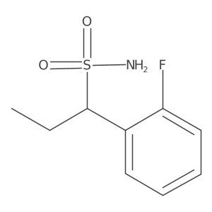1-(2-Fluorophenyl)propane-1-sulfonamide Structure