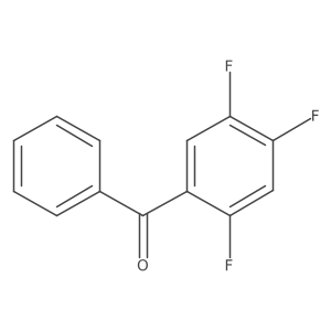 2,4,5-Trifluorobenzophenone Structure